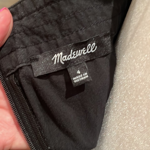 Madewell Black Halter Tiered MIDI Sundress Size 4 - Picture 8 of 10